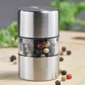 Produktbild: Mini Salz- & Pfeffermühle Edelstahl Keramikmahlwerk Gewürzmühle Set