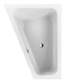 Produktbild: Villeroy & Boch Loop & Friends Raumsparbadewanne links Trapez 1750 x 1350 x 465 mm - Weiß Alpin - UBA175LFS9LIV01