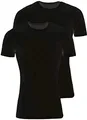 Produktbild: Marvelis Herren T-Shirt Rundhals T-Shirt Body-Fit,Jersey,schwarz 68,XXL