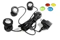 Produktbild: Arnusa Teichbeleuchtung 3er Set LED Springbrunnenbeleuchtung Gartenstrahler Wasserdicht Unterwasserstrahler