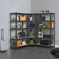 Produktbild: Juskys Regalsystem, Grau, Metall, 160x180x160 cm, Freizeit, Heimwerken, Werkstatt