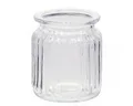Produktbild: Florists Products Tischvase Vintage Riffelglas Dekovase für kreative Tischdeko, 4 Stück