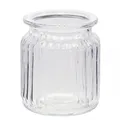 Produktbild: Vintage Riffelglas Dekovase für kreative Tischdeko, 4 Stück