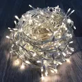 Produktbild: LED Lichterkette Innen und Außen warmweiß Kabel transparent verschiedene Größen