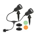 Produktbild: Briloner LED Außenleuchte 2-flammig TERRA schwarz, schwenkbar, 3W, 10x19,5cm