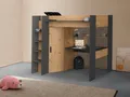Produktbild: Parisot Hochbett Heavy ALL-IN-ONE, mit Kleiderschrank, Schreibtisch, Leiter, Stauraum