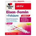 Produktbild: Doppelherz Eisen-Femin Direct 20 Port. – MHD 03/25 – Mengenrabatt verfügbar!