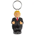 Produktbild: Out of the blue Squeeze Präsident Poop 6cm Schlüsselanhänger - lustige Schlüsselanhänger - Neuheit Geschenke - Donald Trump