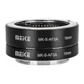 Produktbild: Meike MK-S-AF3A Metall-Autofokus-Makro-Verlängerungsrohr-Adapterring (10 mm + 16 mm) für Sony Mirrorless E-Mount A5000 A5100 A6000 A6300 A6500 A6400 A6600 A6100 A6600 A9 A7III A7 NEX NEX5 NEX6 NEX7