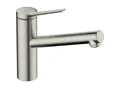 Produktbild: hansgrohe Zesis Küchenarmatur 74806800 Niederdruck, 1jet, offene Warmwasserbereiter, Edelstahl finish