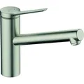 Produktbild: hansgrohe Zesis M33 Einhebel-Küchenarmatur ComfortZone 150, Niederdruck/offene Warmwasserbereiter, 1 Strahlart, Ausladung 220 mm, 74806800, Farbe: Edelstahl-finish