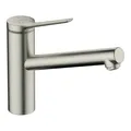 Produktbild: hansgrohe Spültisch-Einhebelmischer 150 Zesis M33 ND, 1jet, Edelstahl finish