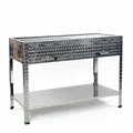Produktbild: Edelstahl Holzkohlegrill Profi Grill BBQ Verein Catering Gastronomie 1140mm