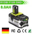 Produktbild: 1pack 8.0Ah 18V  Lithium Akku für RYOBI One Plus RB18L50 P108 P107 P104 DE