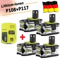 Produktbild: 4pack 5.0Ah 18V  Lithium Akku für RYOBI One Plus RB18L50 P108 P107 P104/Ladeg DE