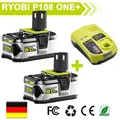 Produktbild: 2PCS 5.0Ah 18V  Lithium Akku für RYOBI One Plus RB18L50 P108 P107 P109/Ladege DE