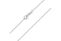Produktbild: Materia Silberkette Damen Ankerkette Silber fein 1,2mm 40-80cm K30, 925 Sterling Silber