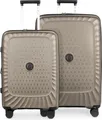 Produktbild: HAUPTSTADTKOFFER - Kofferset 2 teilig, leichte Trolleys 65 + 75 cm, 2er Reisekoffer Set, Check-In Gepäck Hartschale recycling Material PP, TSA,Champagner