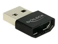 Produktbild: Delock Lade-/ Datenadapter - USB (M) bis HDMI (W)