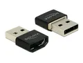 Produktbild: Delock Adapter HDMI A Buchse > USB Typ A Stecker schwarz USB 2.0 HDMI Adapter