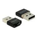 Produktbild: Delock Adapter HDMI-A Buchse > USB Typ-A Stecker schwa