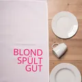 Produktbild: Geschirrtuch weiss, BLOND SPÜLT GUT, neon pink