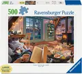 Produktbild: Ravensburger Puzzle 14967 - Gemütliche Leseecke - 500 Teile Large Pieces, Puzzlespaß mit größeren Puzzleteilen für die g