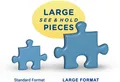 Produktbild: Ravensburger Puzzle 500 Teile Puzzle Large Pieces Große Teile Gemütliche Leseecke 14967, Puzzleteile