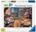 Produktbild: Erwachsenenpuzzle 500 Large Pieces - Gemütliche Leseecke | Large Pieces | Spiel