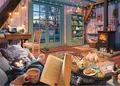 Produktbild: Puzzle (500 T.) Gemütliche Leseecke (Ravensburger) NEU/OVP