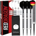 Produktbild: RED DRAGON Pegasus 80% Tungsten Steel DARTPFEILE - 30 Gram - Black Shafts,