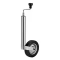 Produktbild: Wiltec Anhänger Stützrad mit 362 kg Stützlast ø48 mm, Bugrad mit Kurbel, Anhängerrad, Abstellstütze