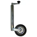 Produktbild: 362kg - DM 48mm Vollgummi Anhänger Stützrad Anhängerrad Bugrad mit Stahlfelge
