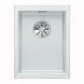 Produktbild: BLANCO SUBLINE 320-U Unterbauspüle / SILGRANIT / Weiß / Stopfen - Weiß