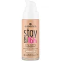 Produktbild: essence stay ALL DAY 16h long-lasting Foundation, Nr. 09.5, Nude, langanhaltend, mattierend, matt, für unreine Haut, vegan, ölfrei, wasserfest, ohne Parfüm, 1er Pack (30ml)