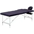 Produktbild: Vidaxl Foldable Massage Table 3 Zones Aluminium Purple