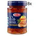 Produktbild: 8x Barilla Pesto Rustico Mediterraneo mediterranem Gemüse Italienische Soße 200g