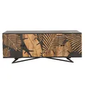 Produktbild: riess-ambiente.de Massives Sideboard Tropical 160cm Mangoholz Florales Design Anrichte Kommode Wohnzimmerschrank
