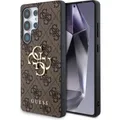 Produktbild: Guess PU 4G Metal Logo Case für Samsung Galaxy S25 Ultra - brown (Samsung Galaxy S25 Ultra) (GUHCS25L4GMGBR)