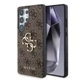 Produktbild: Guess Handyhülle GUESS Case Samsung Galaxy S25 Ultra Big Metal Logo Hülle Cover braun