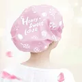 Produktbild: 4pcs wasserdichte Duschhaube elastische Bad Kappen für Frauen Dusche Spa Salon