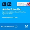 Produktbild: Adobe Creative Cloud Foto-Abo 1 Jahr | Inkl. 1 TB Cloudspeicher | Photoshop + Lightroom | Win/MAC