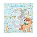 Produktbild: Depesche 11515-006 Zahlenkarte zum 3. Geburtstag mit Musik, veredelte Klappkarte originellem Innentext, inkl. Umschlag, Format 15, 5 x, cm, mehrfarbig