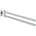 Produktbild: QuickFix Start Cube - Doppel-Handtuchhalter, Länge 44 cm, verchromt 40976000 - Grohe