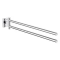 Produktbild: GROHE Start Cube Doppel-Handtuchhalter, schwenkbar