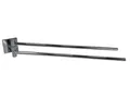 Produktbild: GROHE Handtuchhalter Handtuchstange Start Cube doppelarmig 44cm schwenkbar Chrom