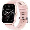 Produktbild: LogiLink 1,83 Zoll Edge Smartwatch, rosa (SW0001P)
