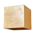 Produktbild: Lindby Wandleuchte Yade, 11 cm, goldfarben, Gips, G9