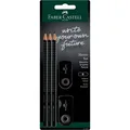 Produktbild: Faber-Castell Sleeve Set black (B, 3x) (217086)