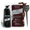 Produktbild: Bart Färben Männer  Bartfarbe Schwarz  Bartfärbemittel 20 Anwendungen  Bart F...